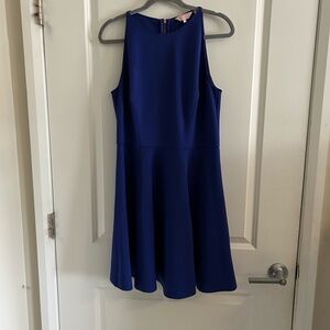 Ted Baker Cobalt Blue Sleeveless Mini Dress